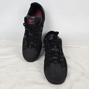 Adidas Black and Red Classic Sneakers Mens 13
